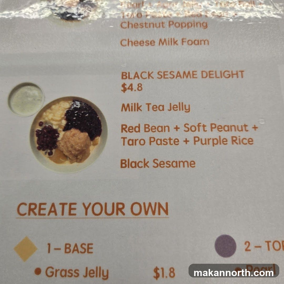 Dessert Menu