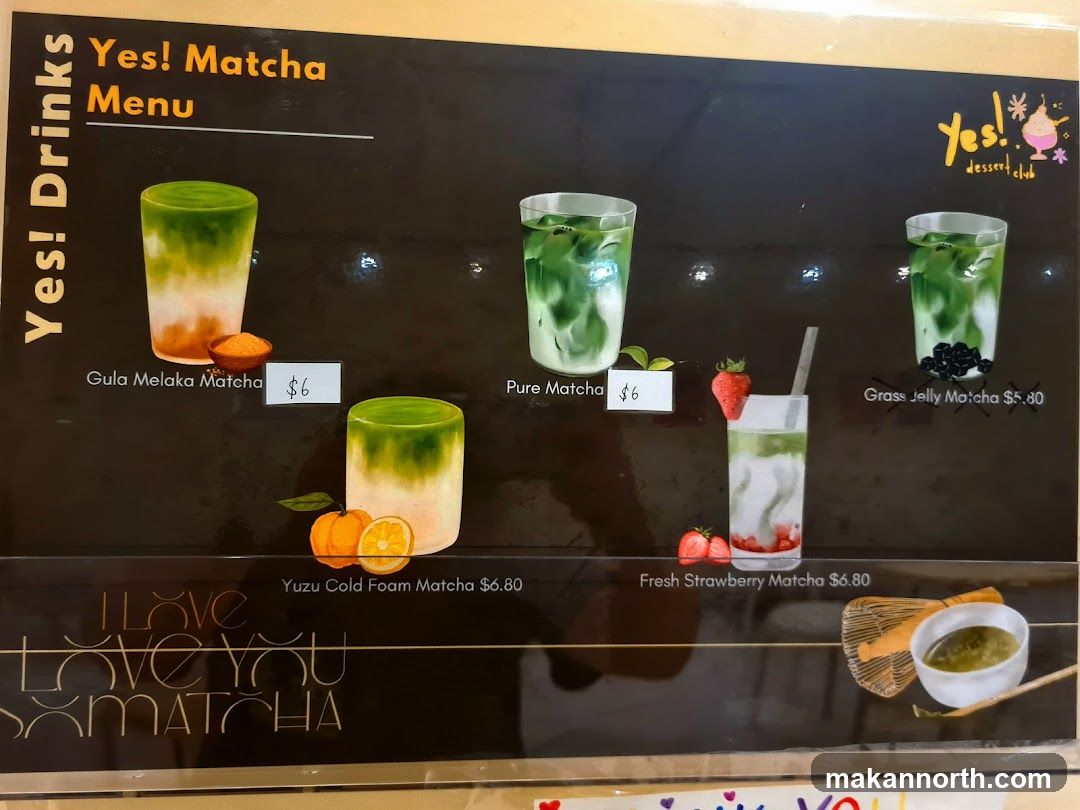 Yes! Matcha Menu