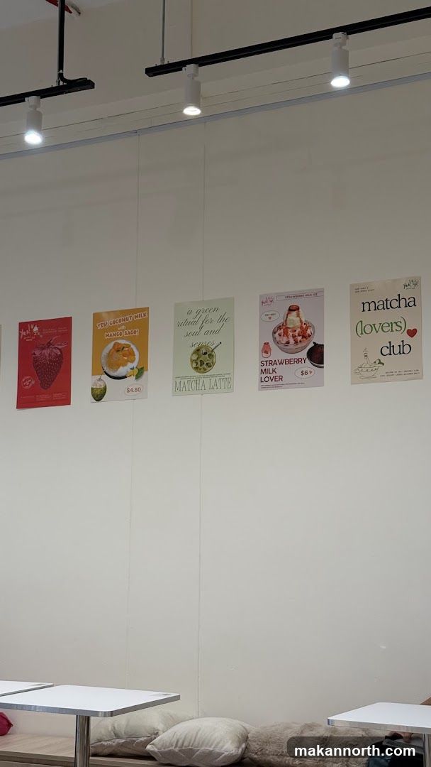 Cafe Interior with Posters
