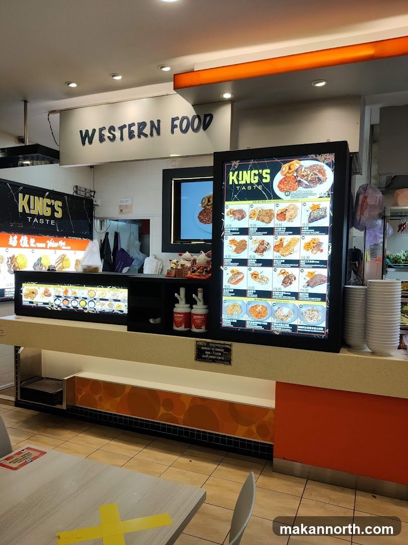 Western Food Stall Menu