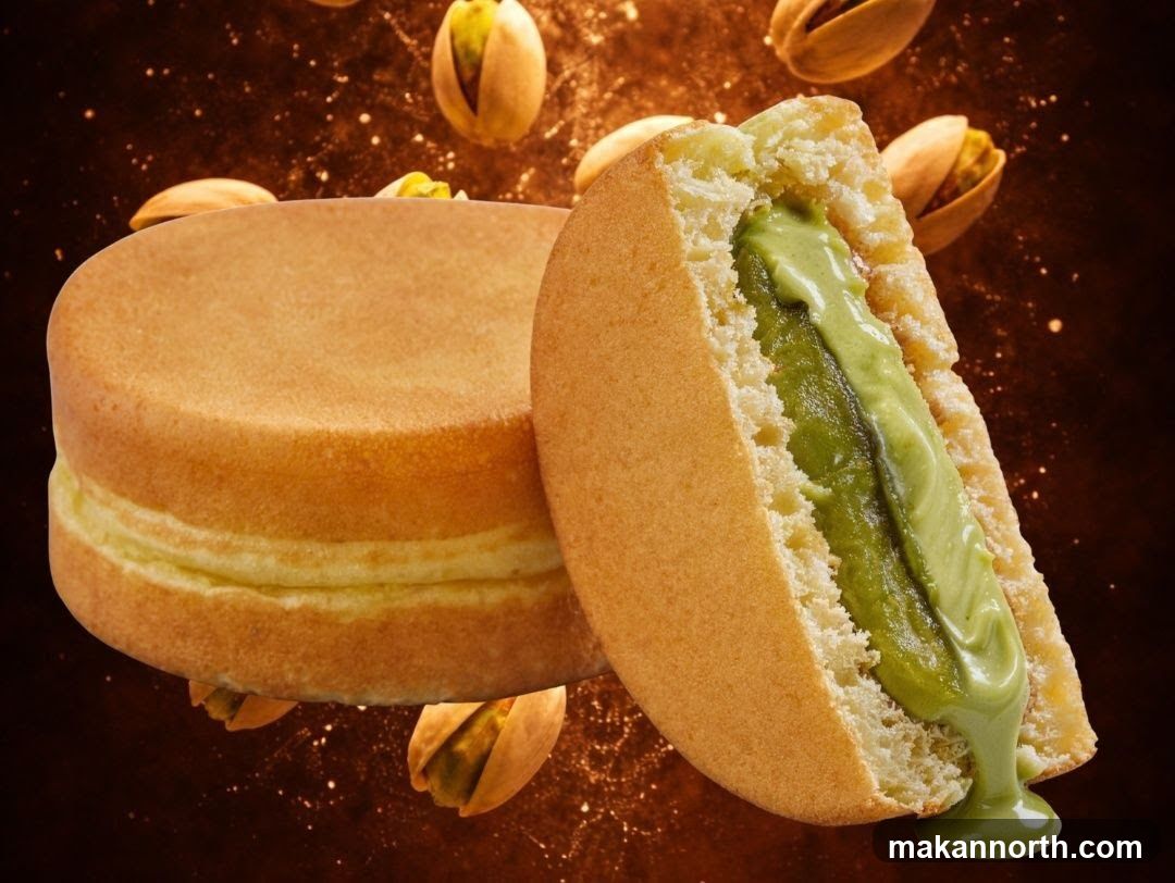 Pistachio Cream Sandwich Cookie