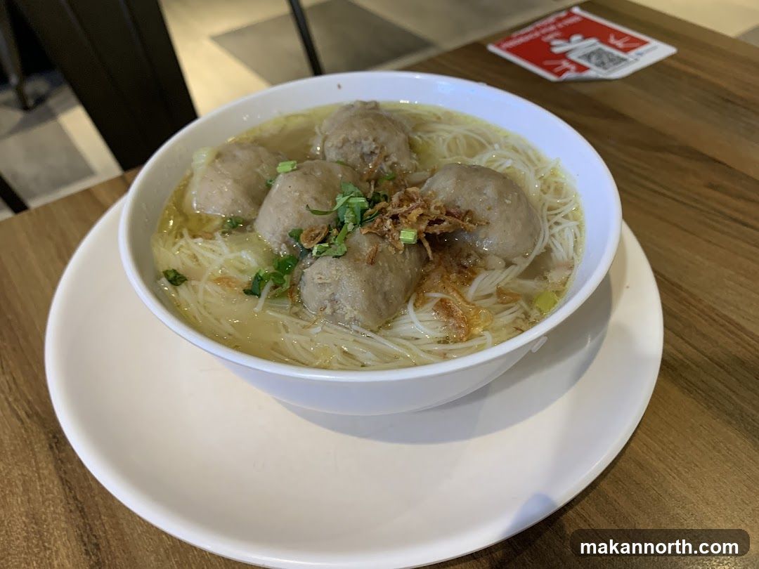 Bowl of Meatball Soup