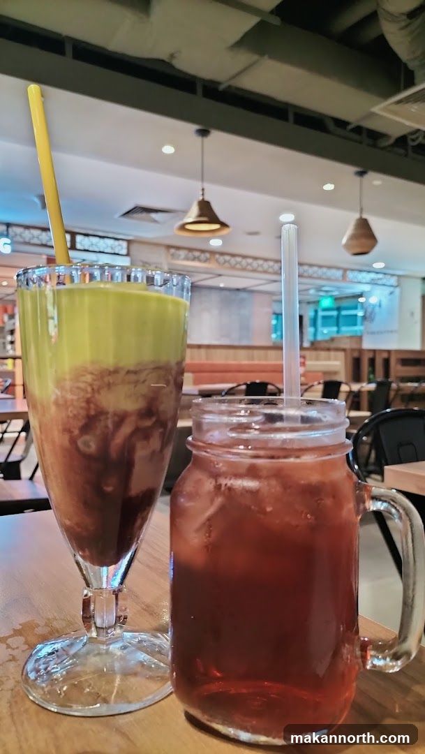 Two Drinks on a Table