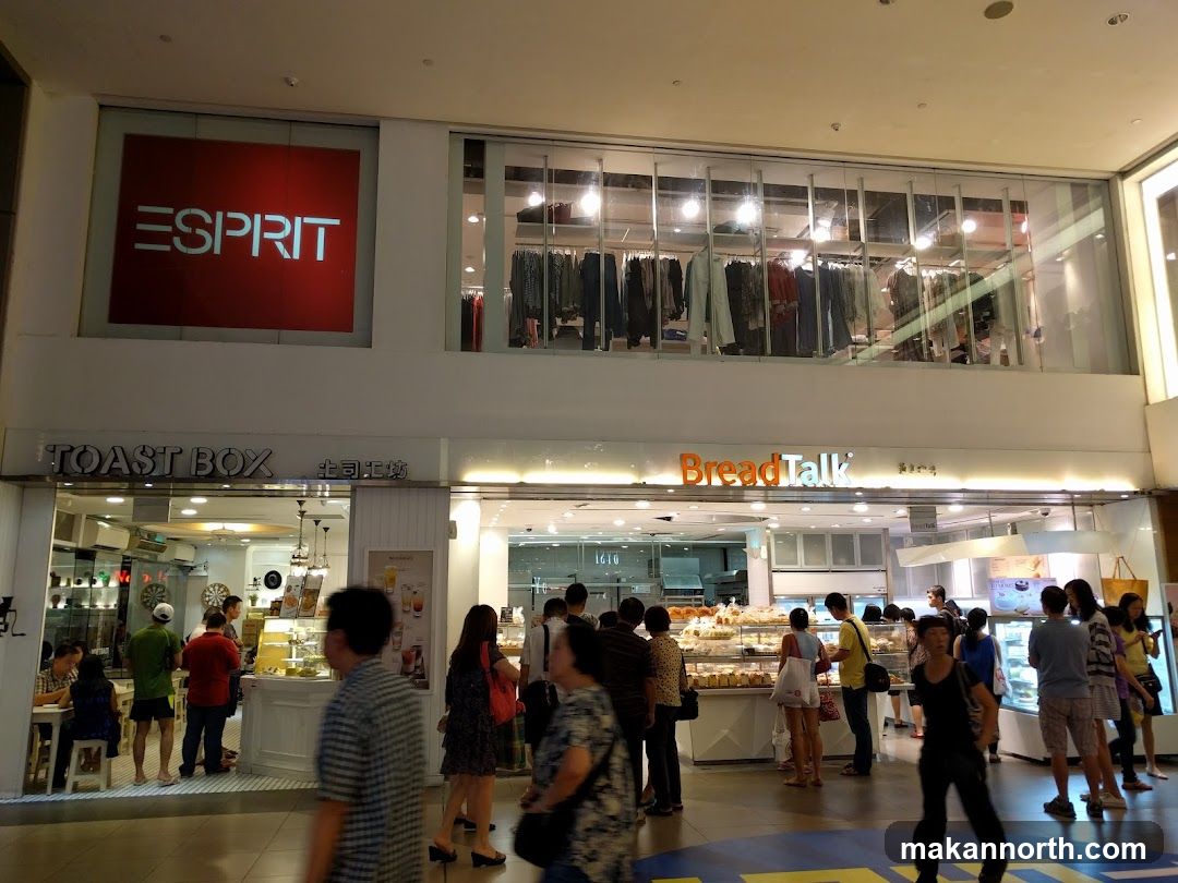 Esprit Store and BreadTalk Bakery