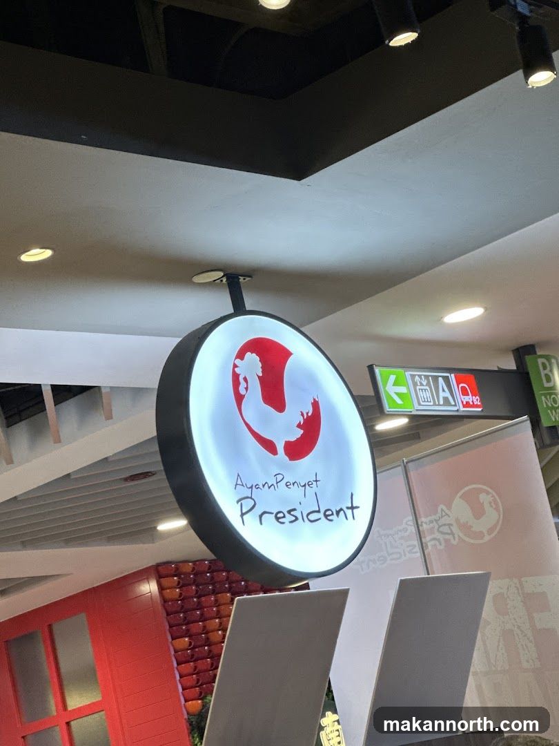 Ayam Penyet President Sign