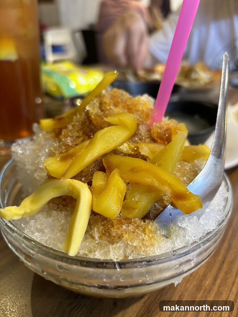 Dessert with Jackfruit and Shaved Ice