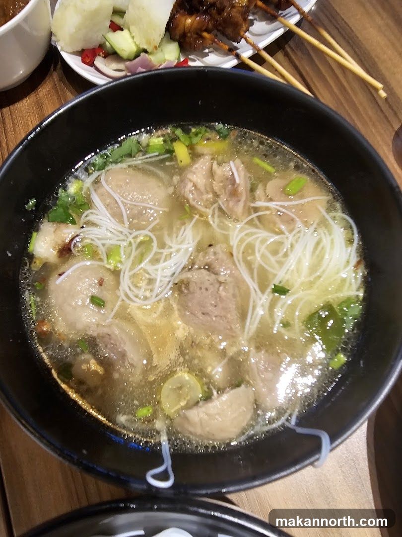 Bowl of Meatball Soup