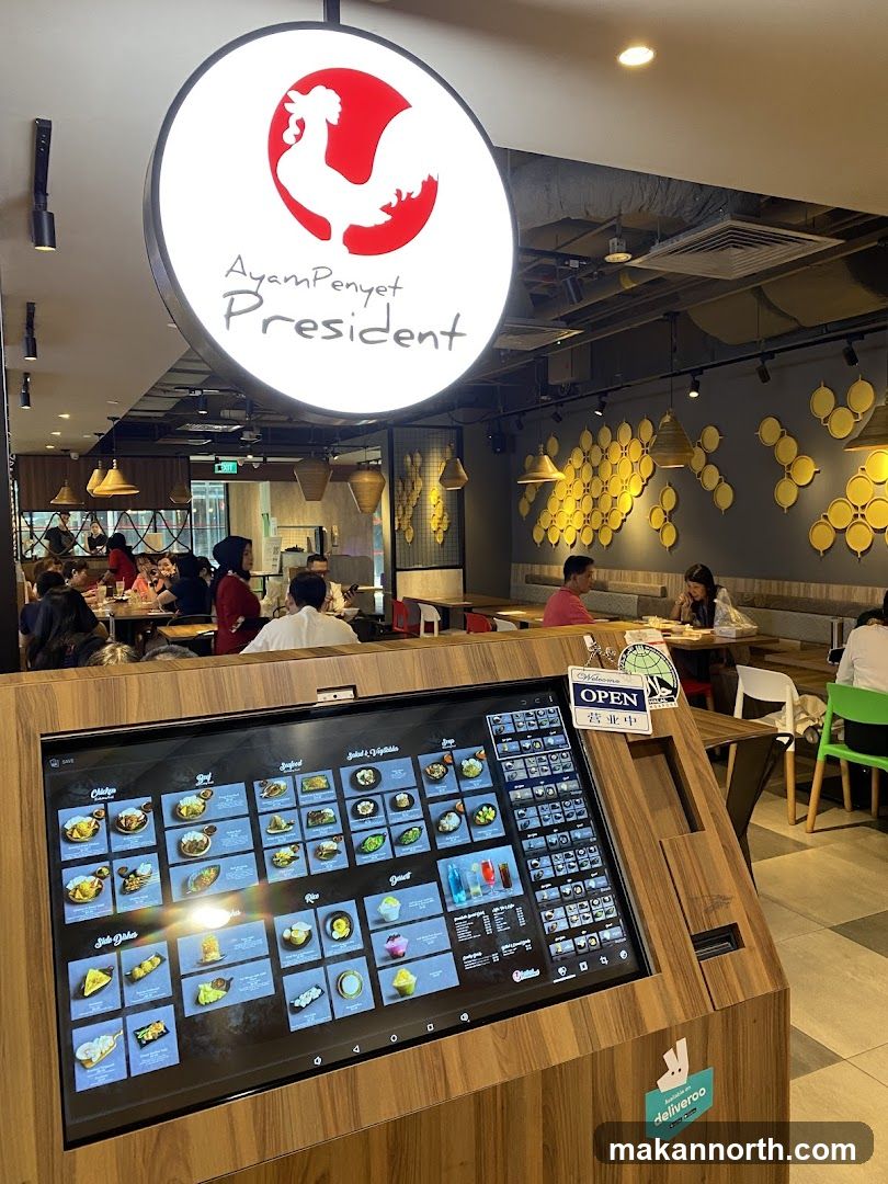 Ayam Penyet President Restaurant Interior