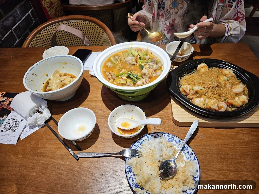 Meal with Shrimp and Fish