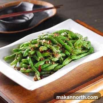 Stir-fried green beans