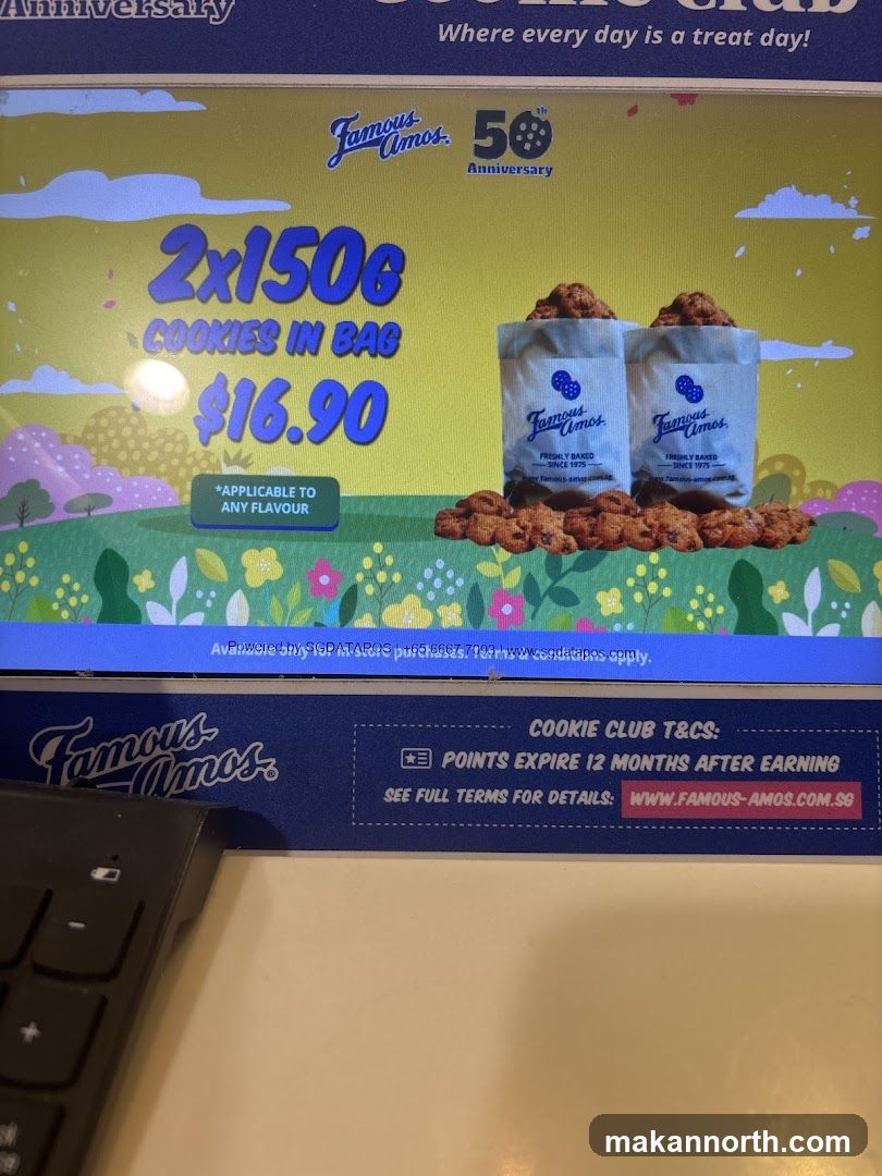 Famous Amos Cookies Promotion