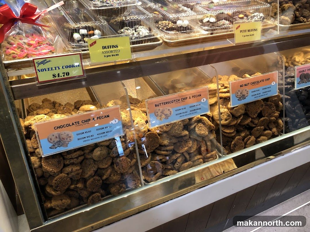 Assorted Cookies and Muffins Display