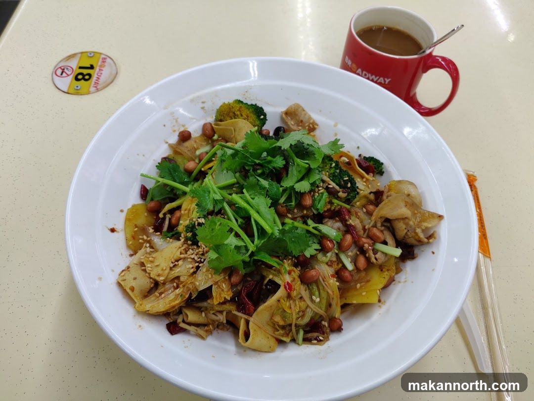 Spicy Noodle Dish with Coffee