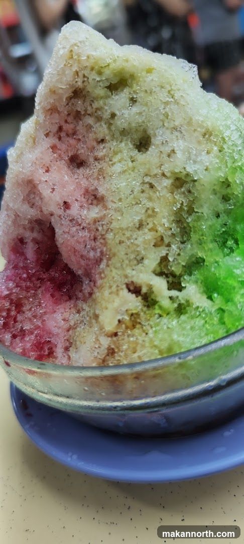 Colorful Shaved Ice Dessert