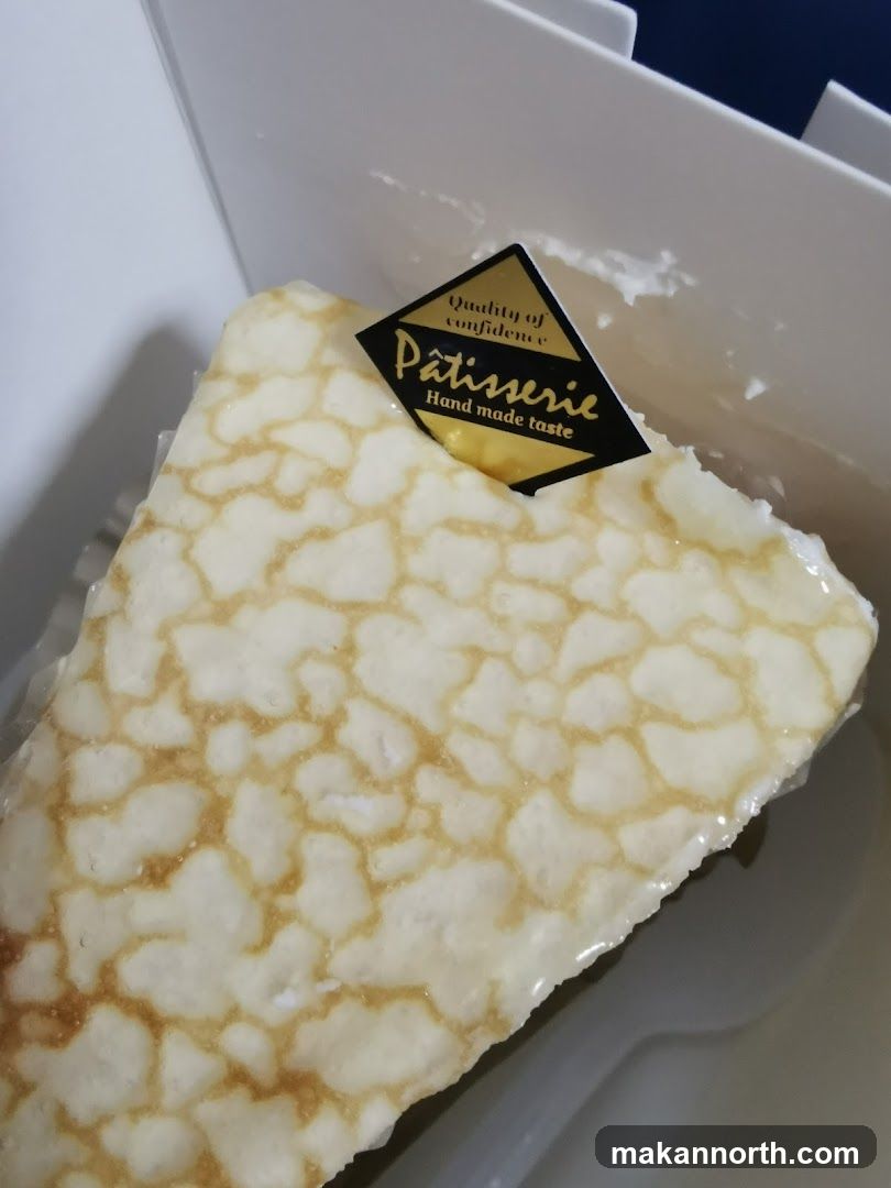 Dessert with Patisserie Label
