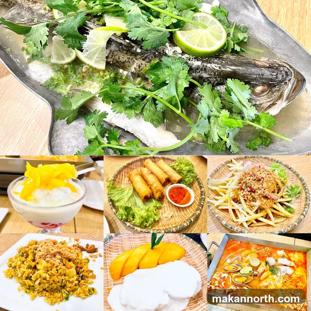 Collage of Thai Dishes