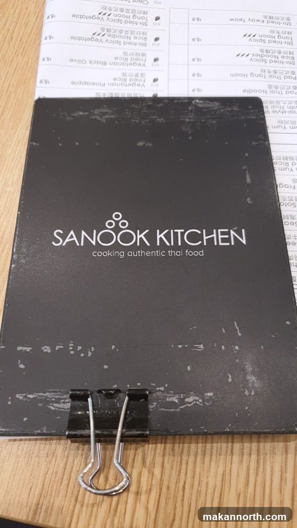 Sanook Kitchen Menu