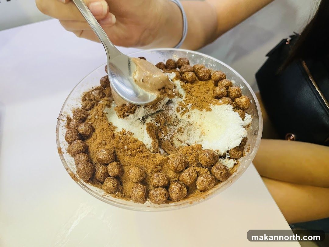 Chocolate Shaved Ice Dessert