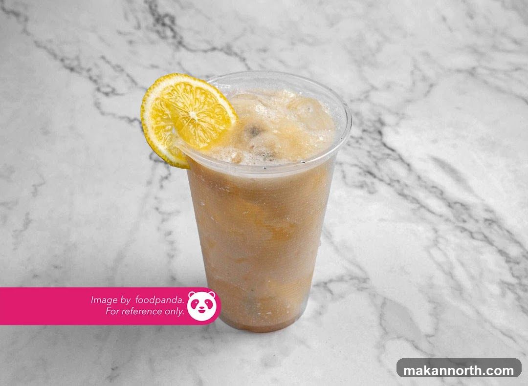 Iced Drink with Lemon Slice