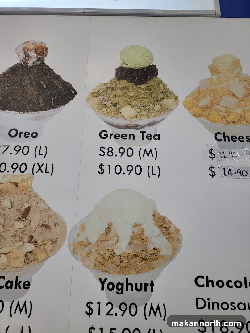 Dessert Menu