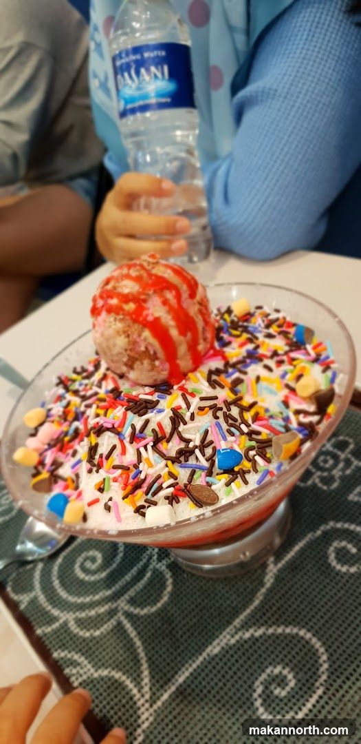 Dessert with Ice Cream and Sprinkles