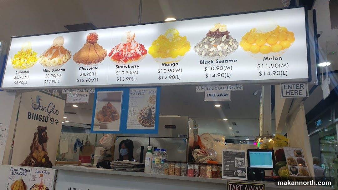Bingsu Menu