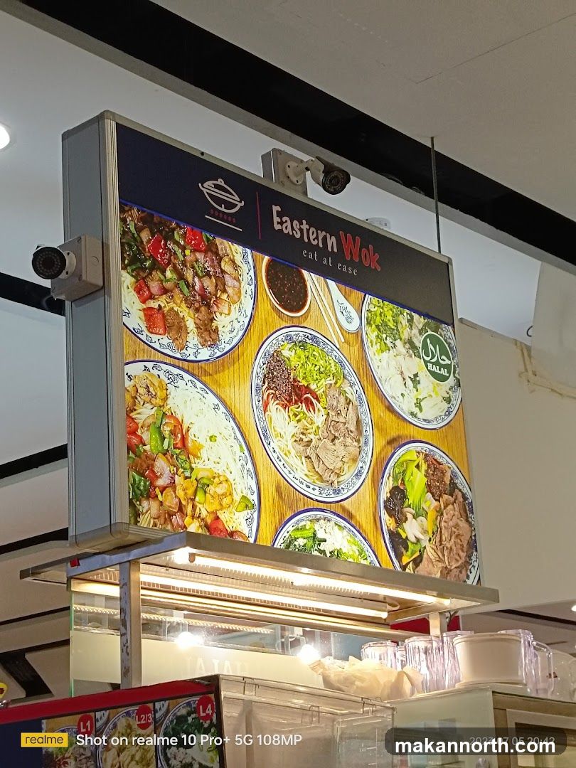 Eastern Wok Menu Display