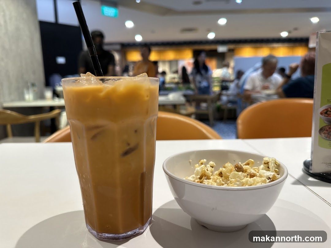 Thai Iced Tea and Popcorn