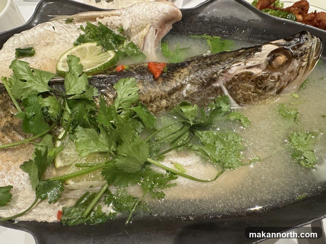 Steamed Fish with Lime and Cilantro