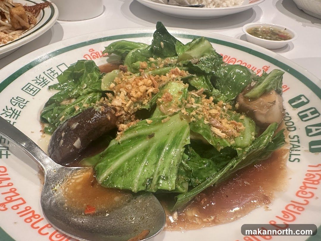 Stir-fried Greens with Mushrooms