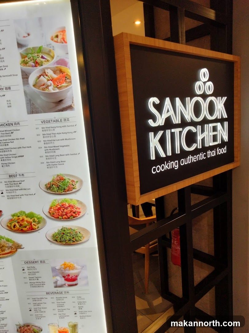 Sanook Kitchen Menu