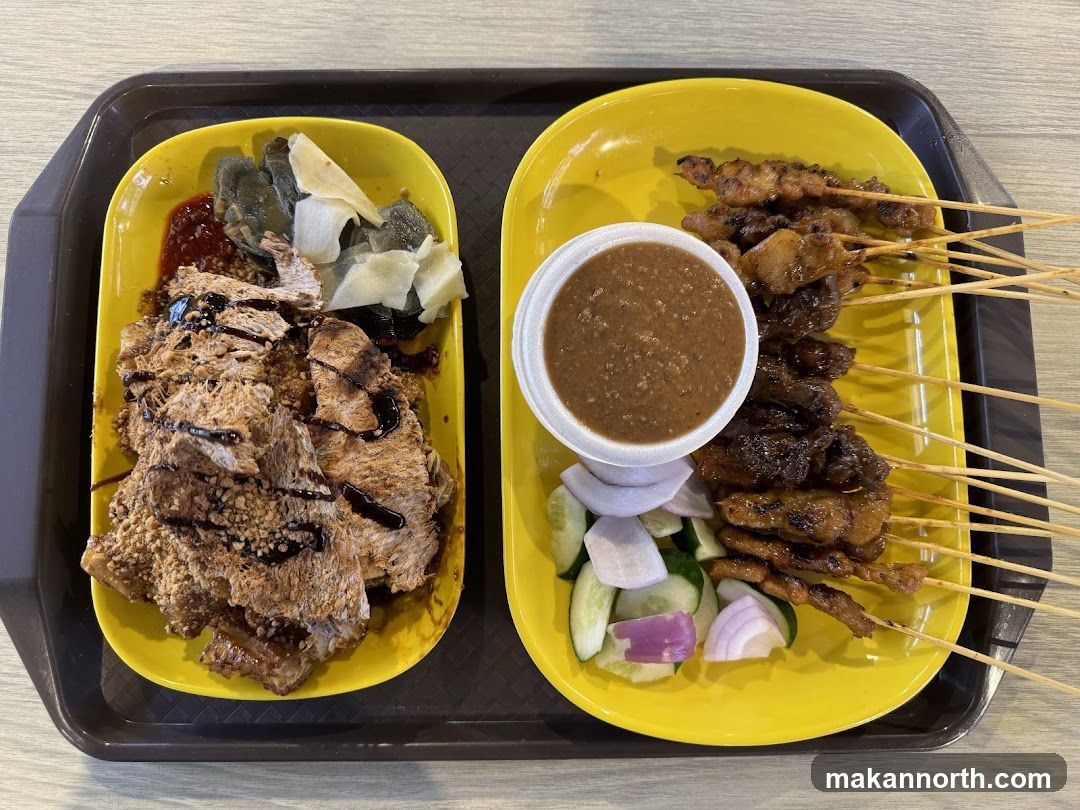 Satay and Shredded Meat Platter