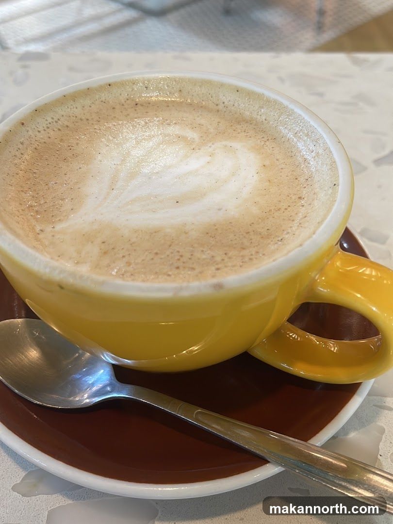 Latte with Heart Art