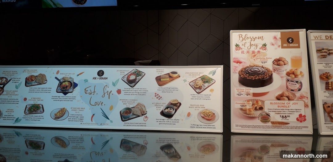 Joe & Dough Menu