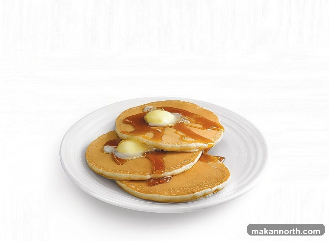 Pancakes with Butter and Syrup