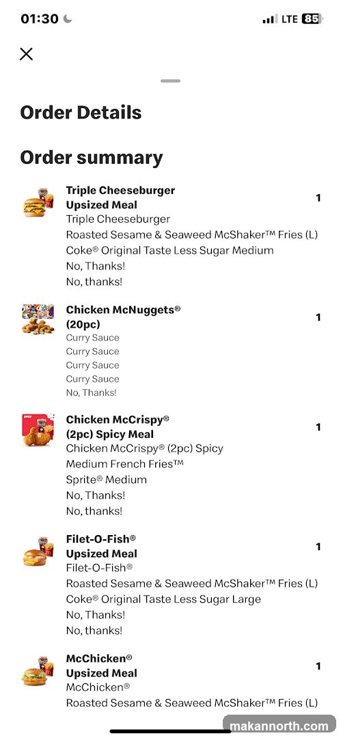 Order Summary