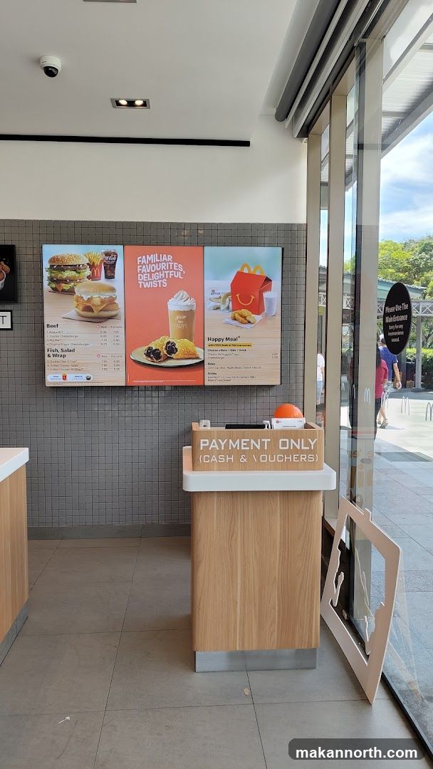 Fast Food Menu Display