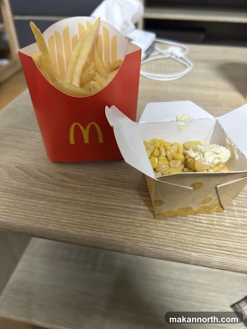 French Fries and Corn