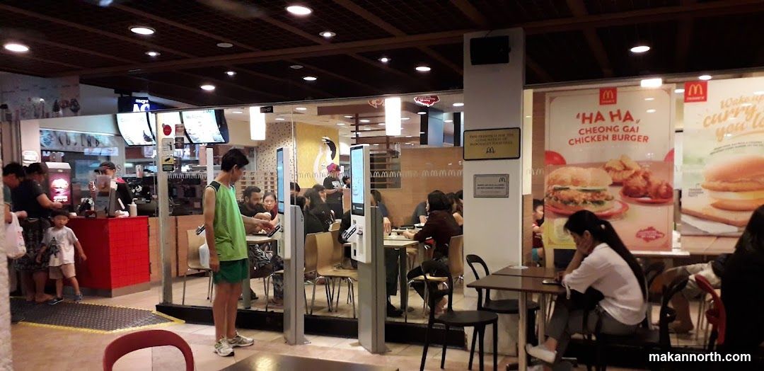 McDonald's Interior with Promotional Posters