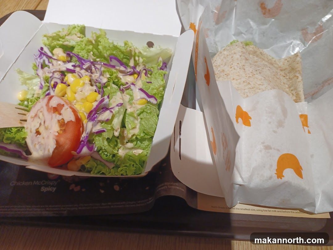 Salad and Wrap
