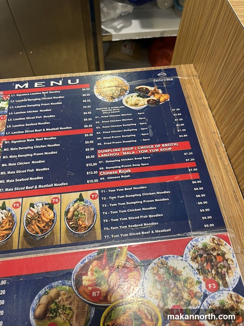 Eastern Wok Menu