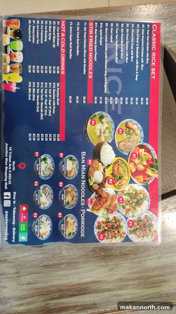 Eastern Wok Menu