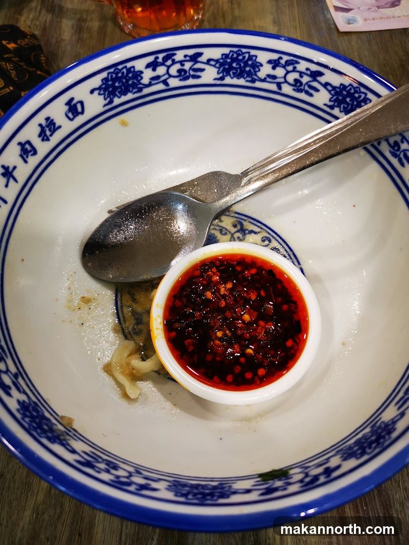 Empty Bowl with Chili Oil