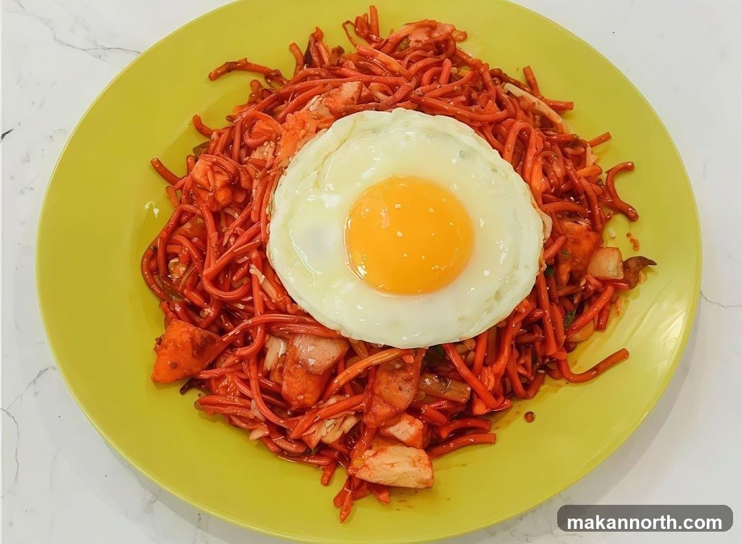 Noodles with Fried Egg