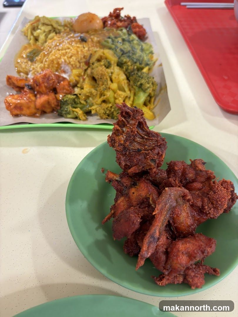 Fried Chicken and Rice Plate