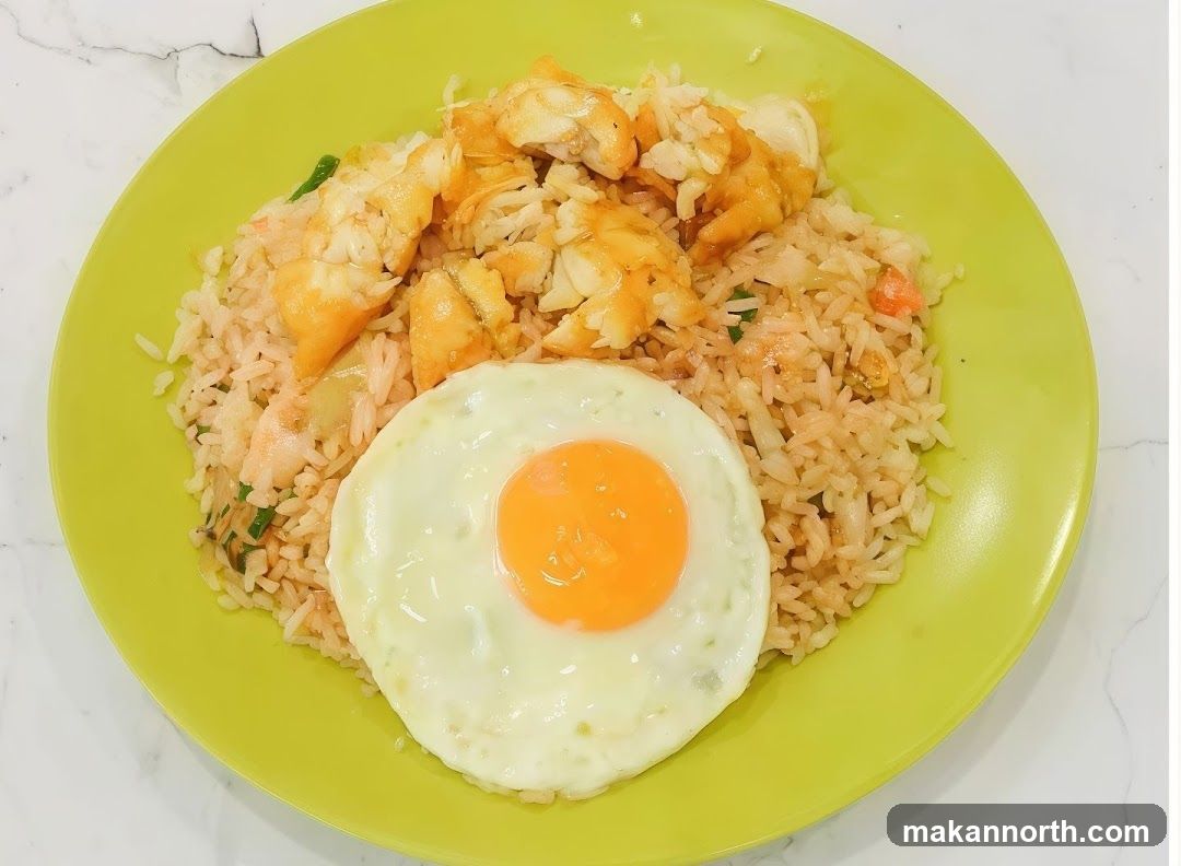 Fried Rice with Chicken and Egg