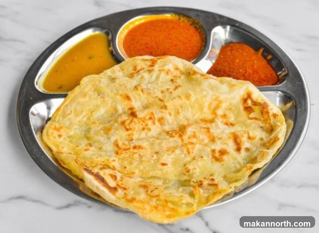 Roti Canai with Curries