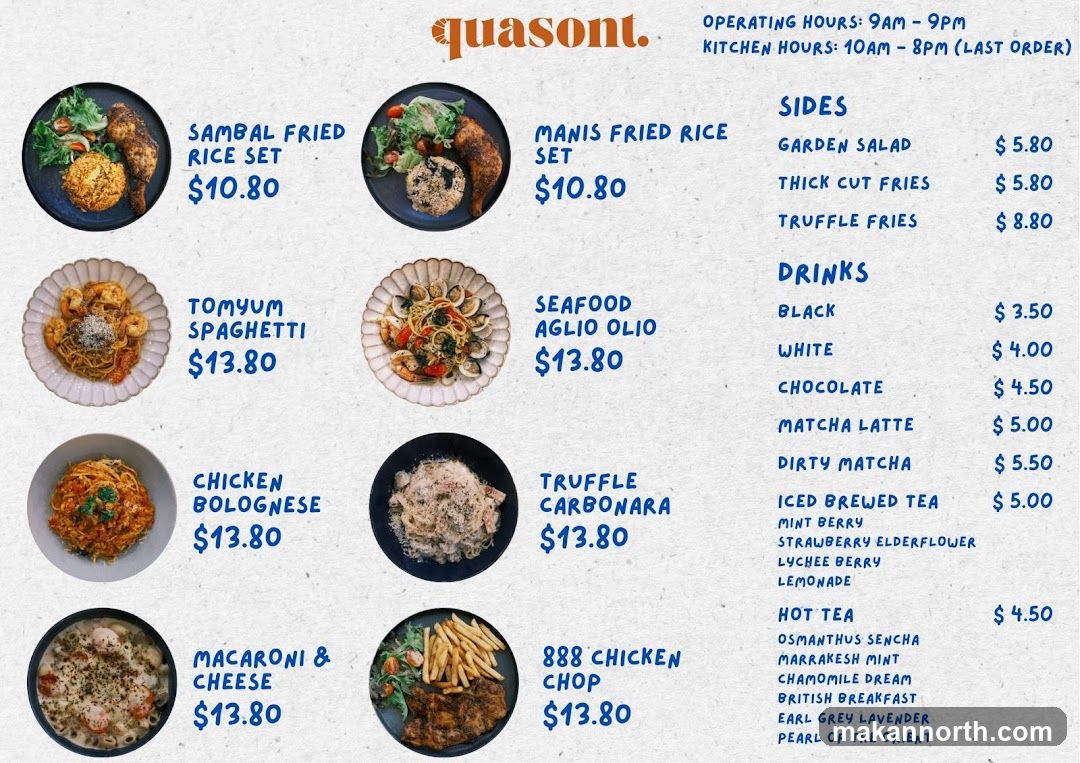 Quasont Menu