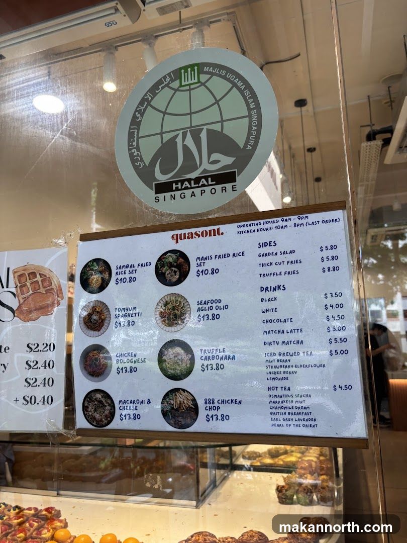 quasont. Menu