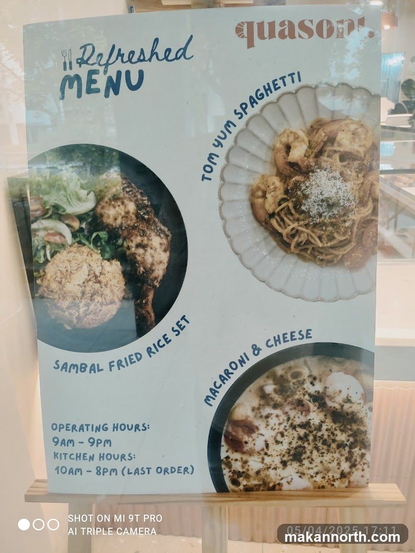 Quason's Refreshed Menu